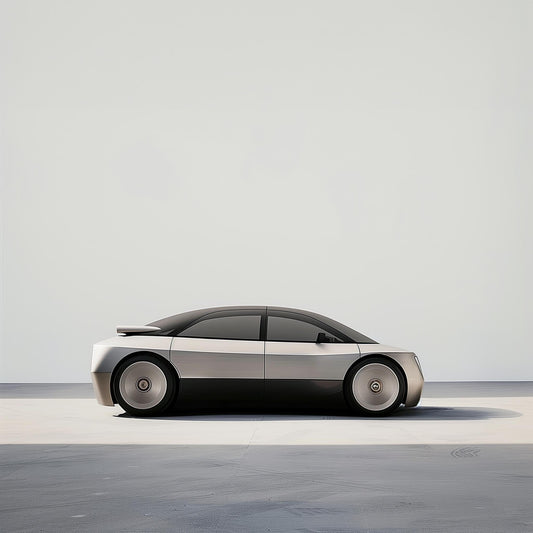 High-quality car parts displayed on a modern vehicle showing engine components, fenders, bumpers, headlights, and other essential automotive replacement parts for car maintenance and repair
