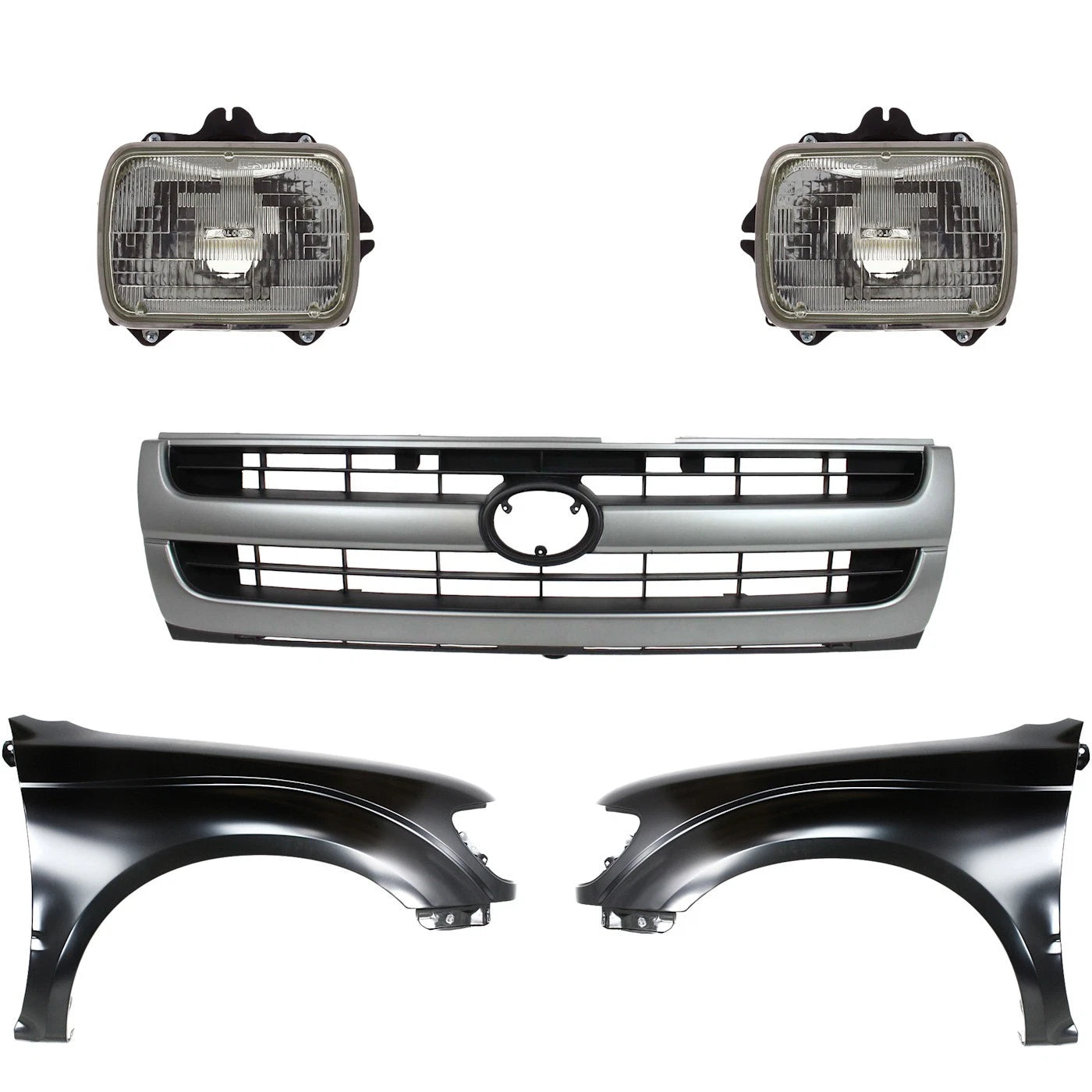Fender Grille Kit for 1997 Toyota Tacoma – Front Driver & Passenger