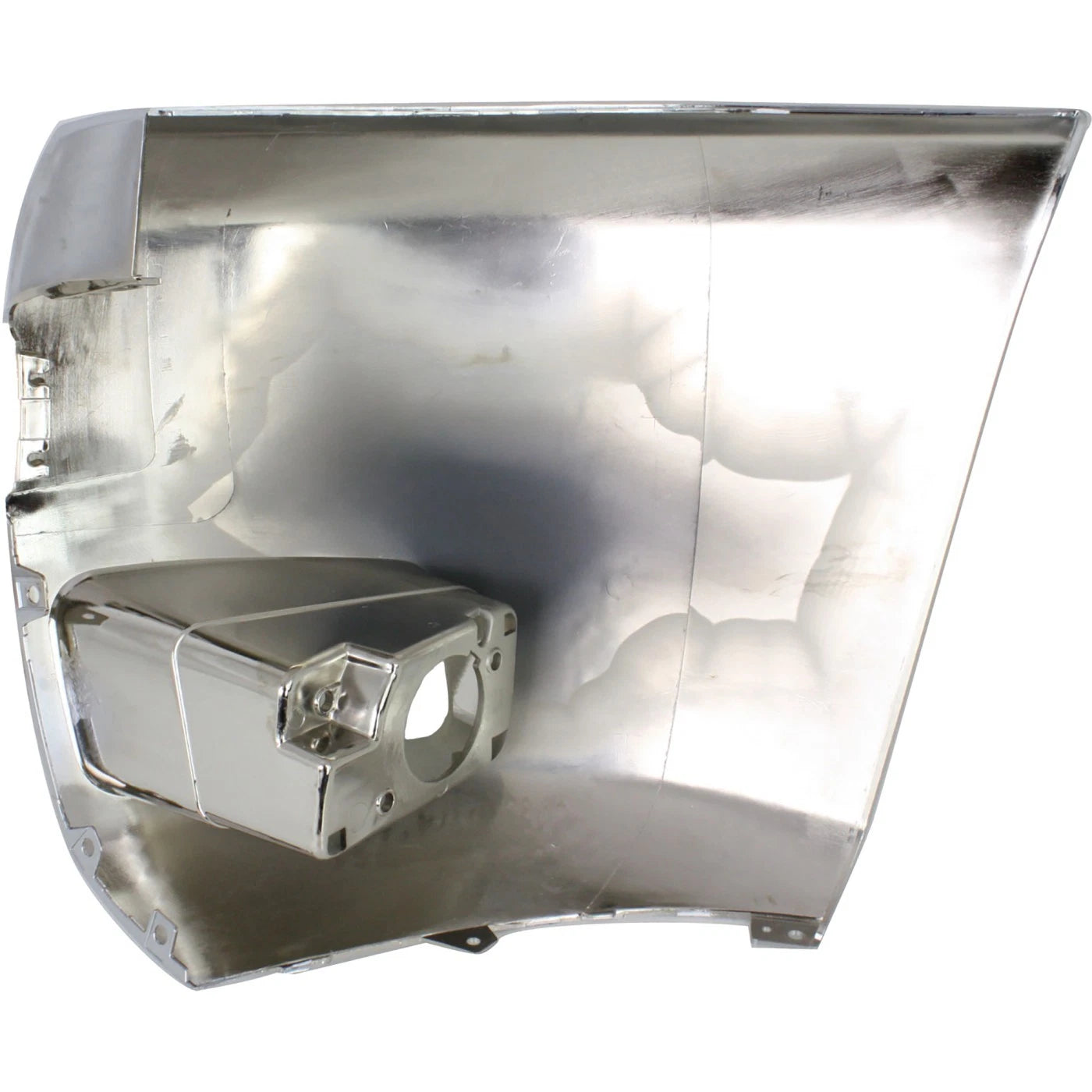 Bumper End Cap Set Chrome Front 2007-2012 Chevy Silverado 2500HD 3500HD
