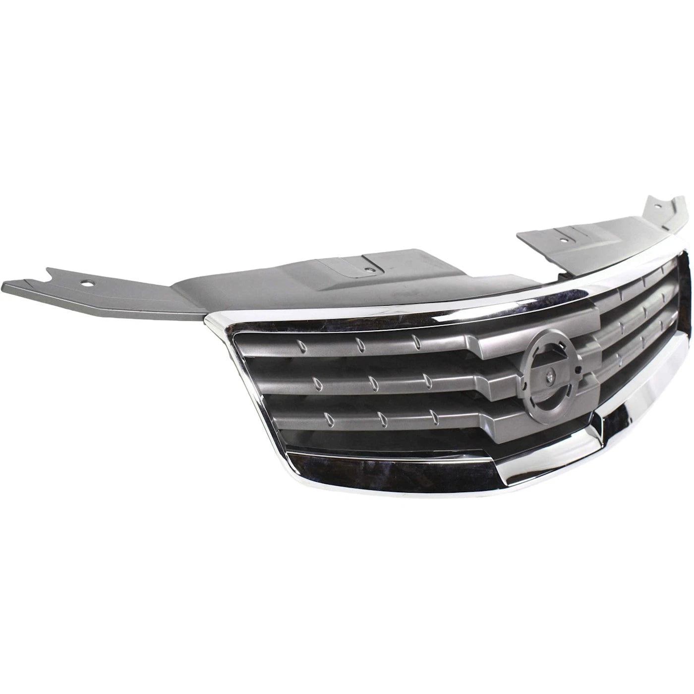 Grille for 2007-2008 Nissan Maxima Chrome Shell Black Insert