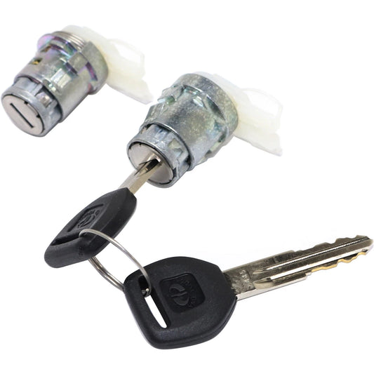 Set of 2 Door Lock Cylinders for Honda Acura Civic CRX Prelude