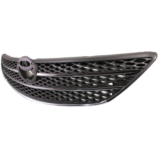 Grille for 2002-2004 Toyota Camry Gray Plastic