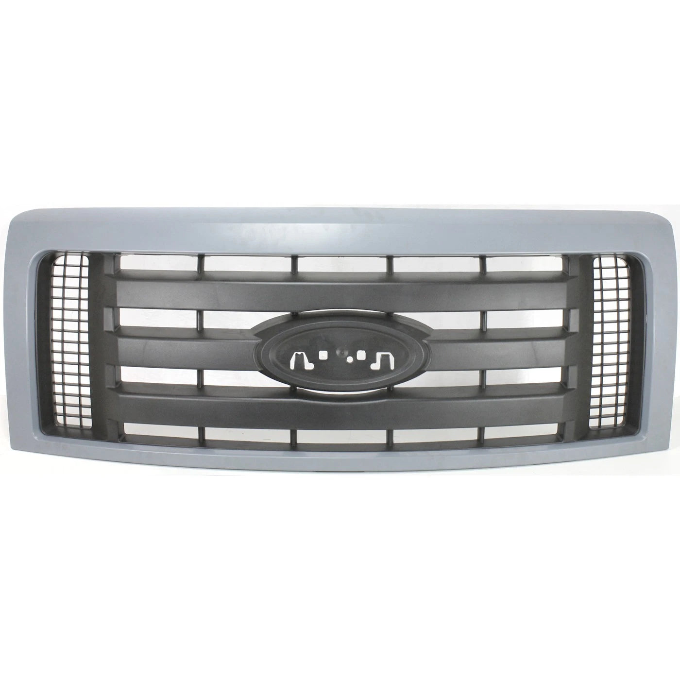 Grille for 2009-2014 Ford F-150 Gray Shell & Black Insert