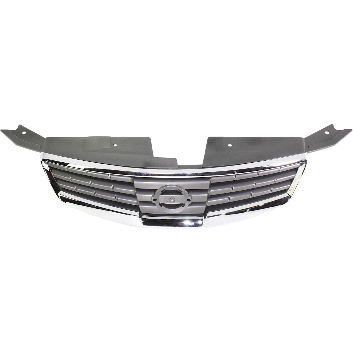 Grille for 2007-2008 Nissan Maxima Chrome Shell Black Insert