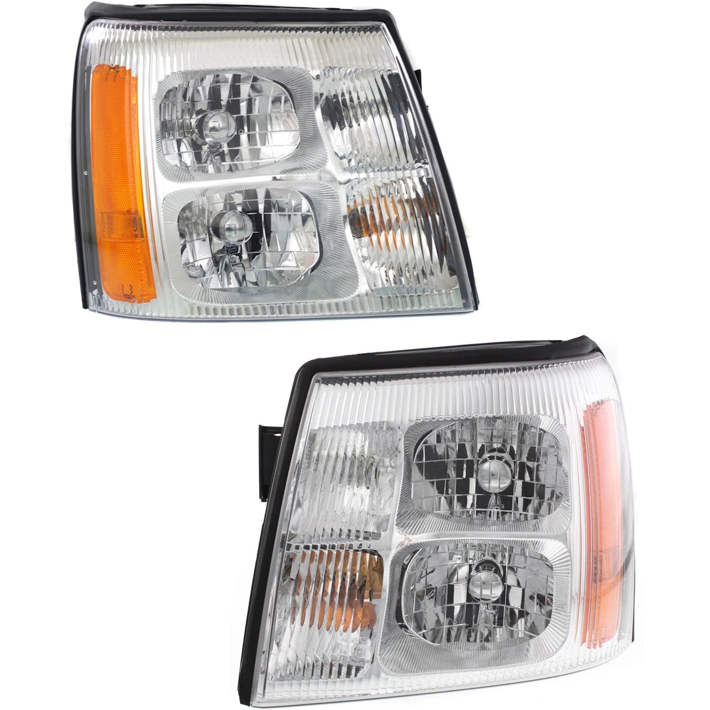 Cadillac Escalade 2002 Headlight Assembly Set w/ Bulbs Halogen