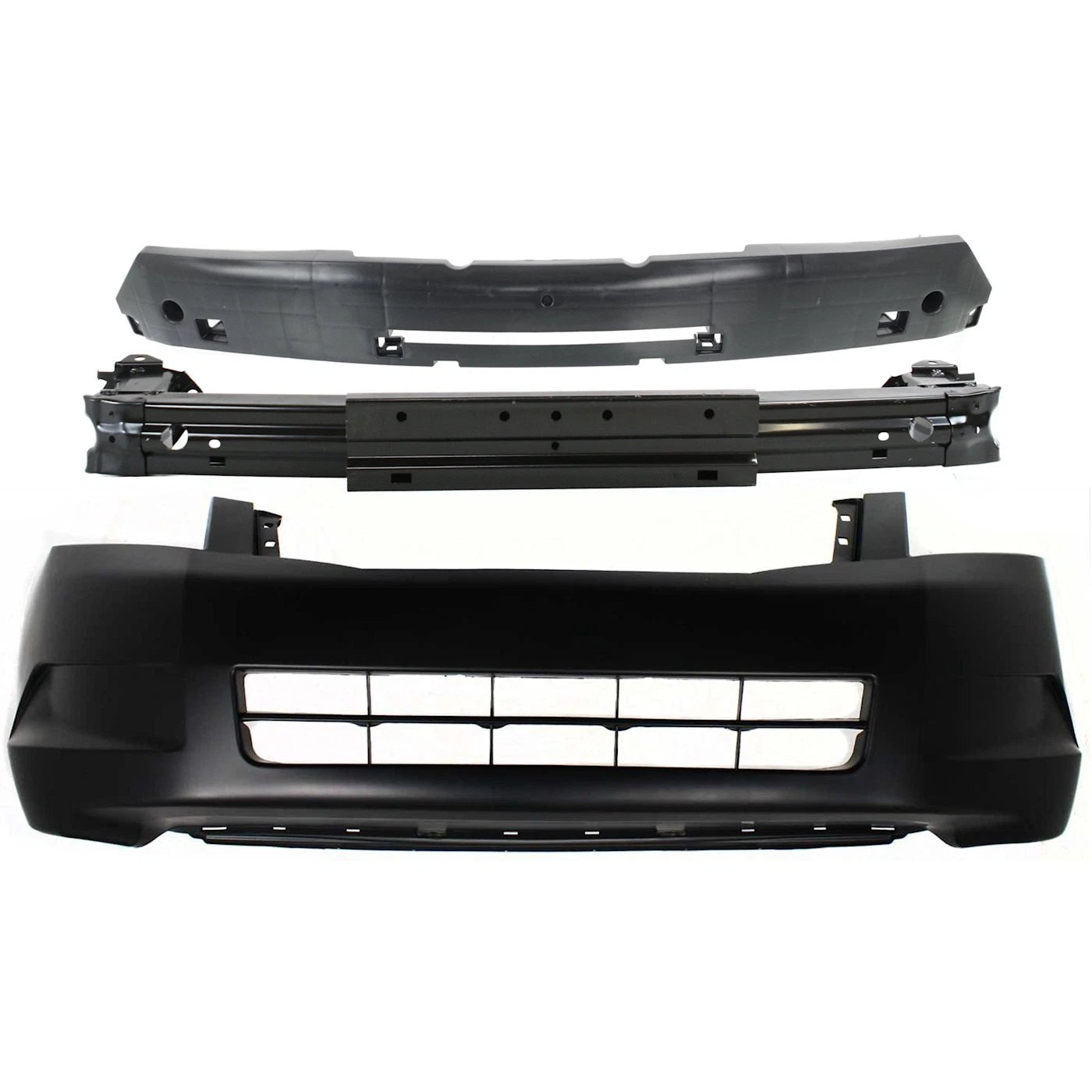 Bumper Cover & Absorber Kit for 2008-2010 Honda Accord Sedan 4Cyl 2.4L Eng