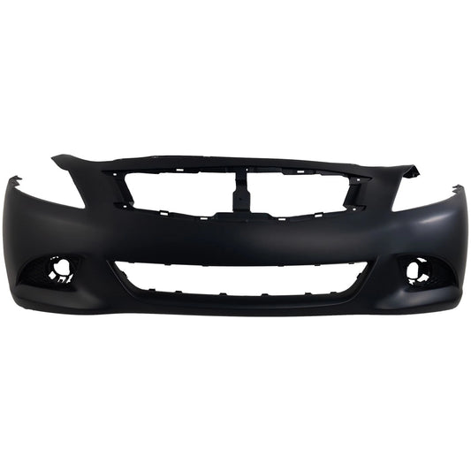 Front Bumper Cover Primed for 2010-2013 Infiniti G37 Sedan & 2011-2012 G25