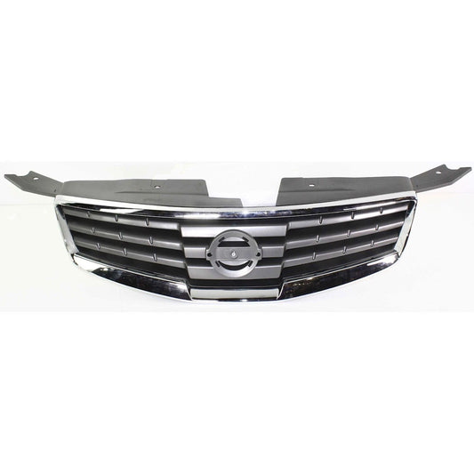 Grille for 2007-2008 Nissan Maxima - Chrome Shell & Black Insert kit