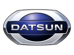 Datsun logo representing genuine Datsun car parts and accessories for vehicles, including replacement and OEM components