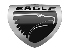 Eagle logo symbol representing strength and precision for premium quality car parts and automotive accessories