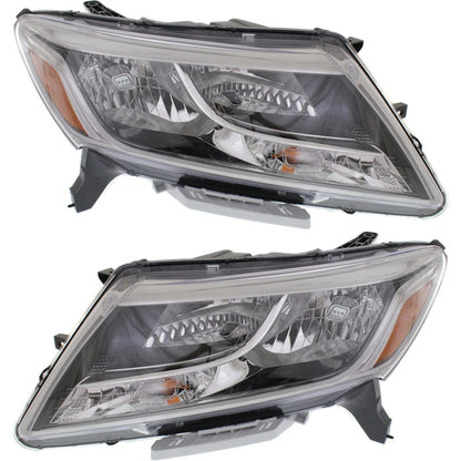 Headlight Assembly Set for 2013-2016 Nissan Pathfinder - LH & RH