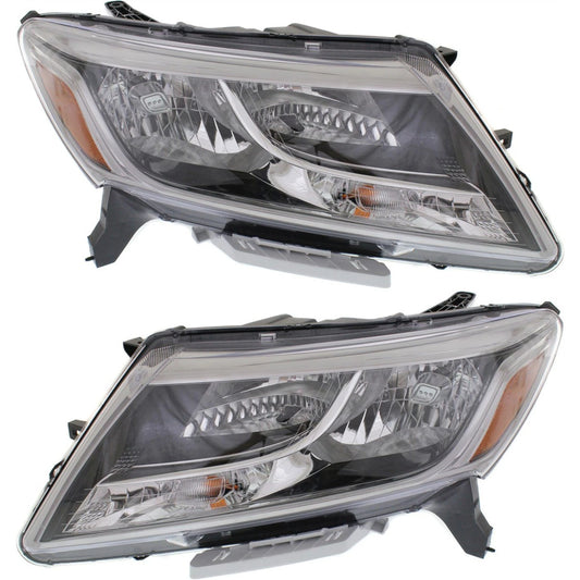Headlight Assembly Set for 2013-2016 Nissan Pathfinder - LH & RH