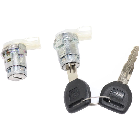 Set of 2 Door Lock Cylinders for Honda Acura Civic CRX Prelude
