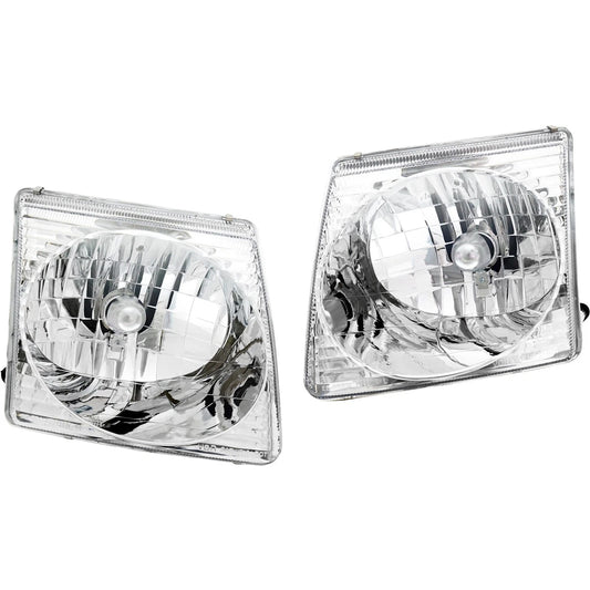 Ford Explorer Sport Trac 2001‑2005 Headlights Set w/ Bulbs Halogen