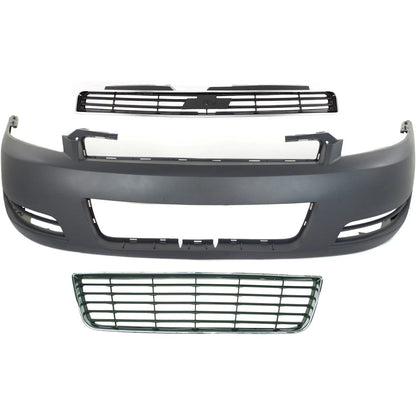 Front Bumper & Grille Kit for 2006–2011 Chevy Impala - Primed OEM
