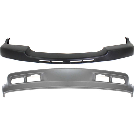Front Bumper Face Bar Trim Molding Step Pad for Chevy Silverado 3500