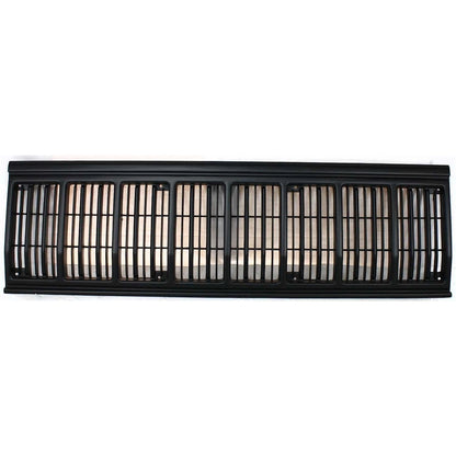 Grille for 1991-1996 Jeep Cherokee Black Shell & Insert Kit