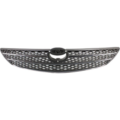 Grille for 2002-2004 Toyota Camry Gray Plastic
